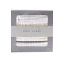 Grey Stripe Cotton Muslin Crib Sheet
