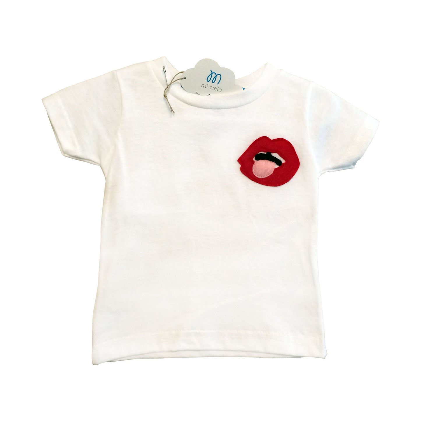 Kids T-shirt - Lips - mi cielo x Donald Robertson